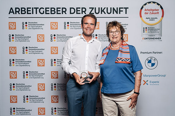 Ausgezeichnet: Die hpu Unternehmensberatung ist als „Arbeitgeber der Zukunft 2023″ prämiert